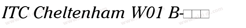 ITC Cheltenham W01 B字体转换